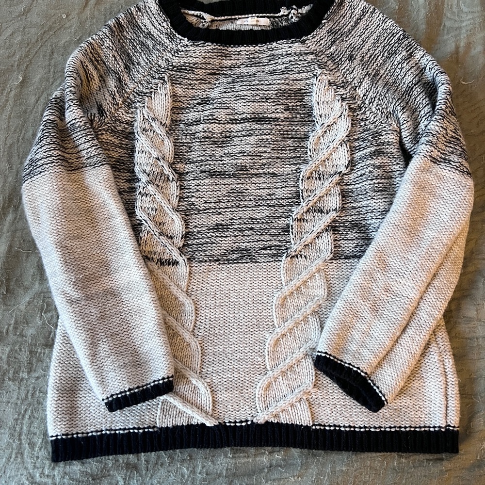 Cottagecore Feminine Winter Cable Knit Sweater